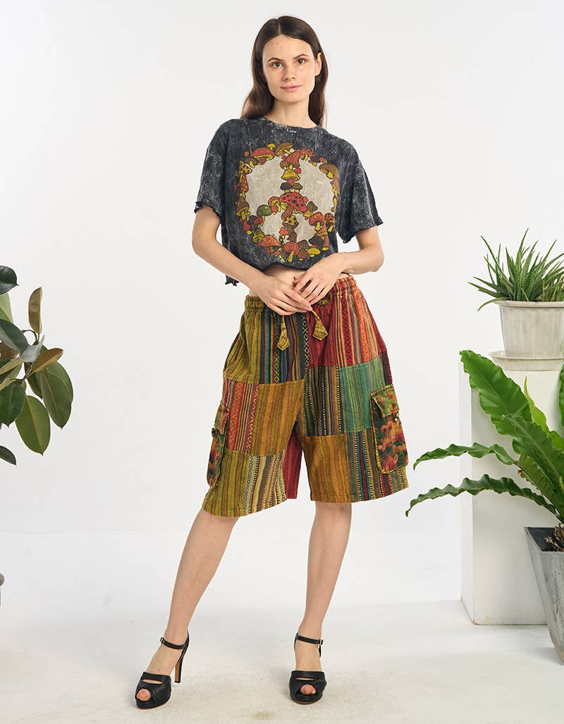 Gemischter Flicken BAUMWOLLSHORTS (KT-1606) für den Großhandel auf Faire0