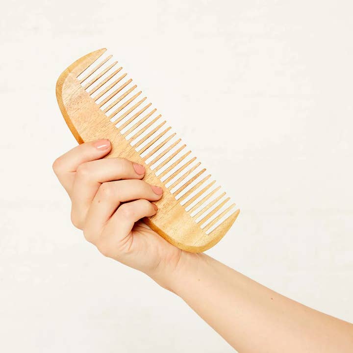 Ethical Global - Wholesale Hair Brush/Comb - Premium Neem Wood Comb - Handmade3