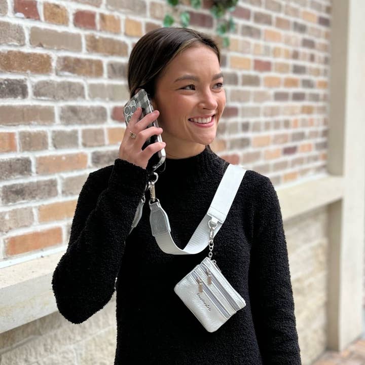 Save The Girls - Wholesale Phonecase Strap - Clip & Go Strap with Pouch - Neutral Collection13