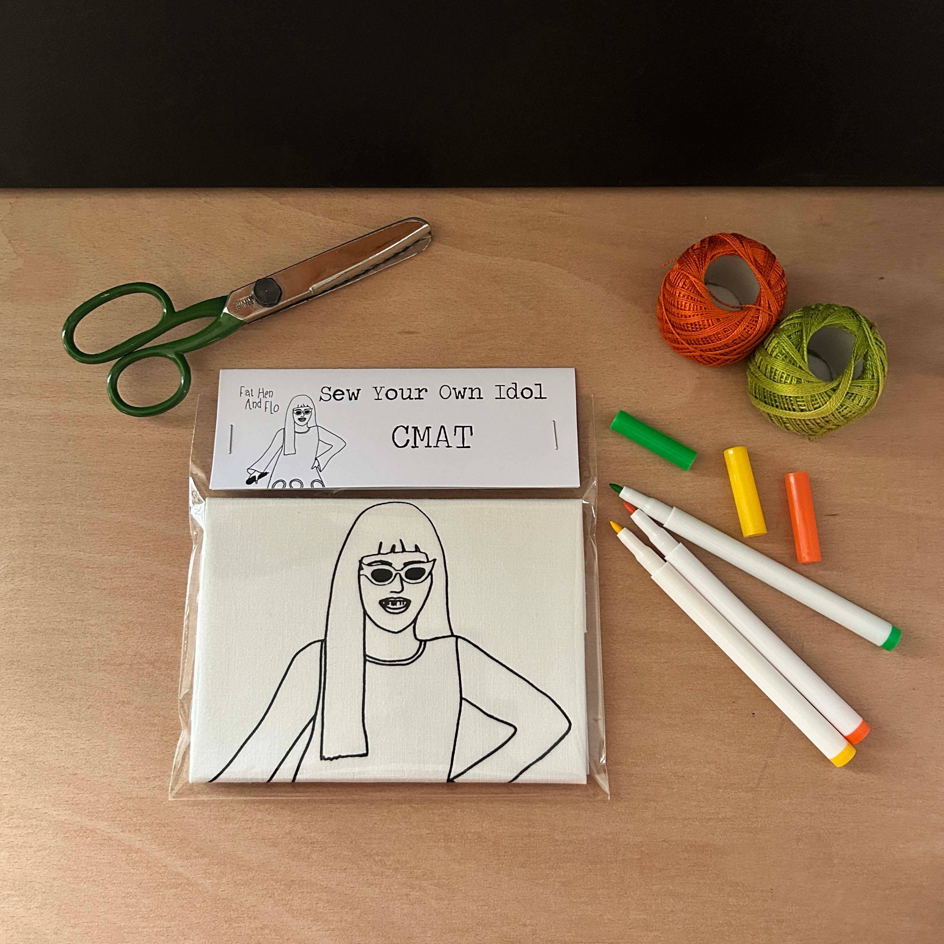 Fat Hen And Flo – wholesale Craft sewing kit – CMAT - Sew Your Own Idol Kit0