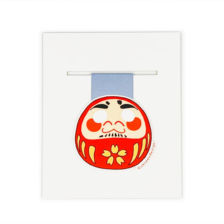 Zhi Wen Design – wholesale Bookmark – Daruma Doll Page Clip3