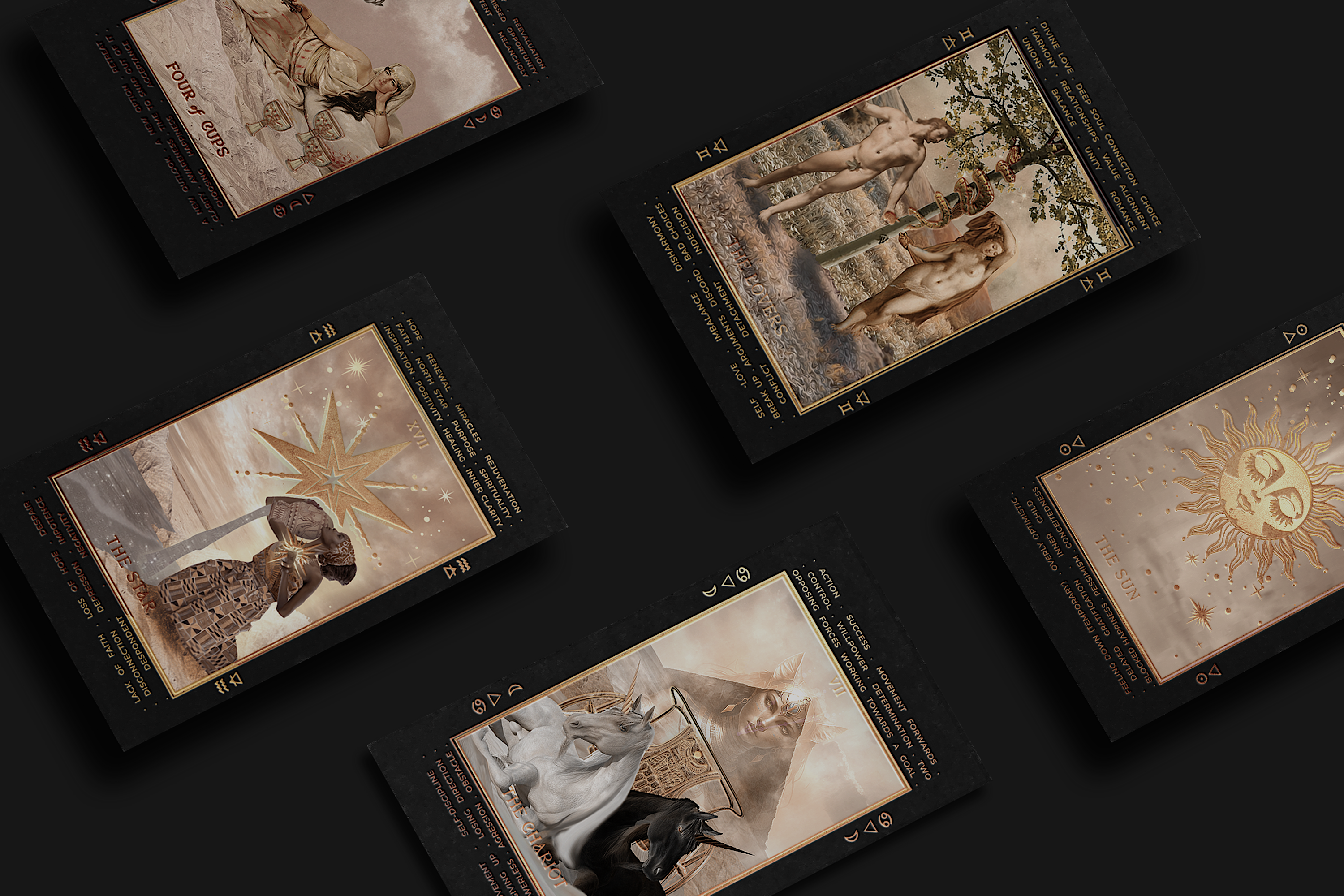 ST SOLEIL - Wholesale Tarot/Oracle Card - Lucid Dreams Beginners Tarot Deck EDIV, Black Eclipse17