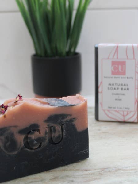 Charcoal Rose Soap for wholesale by Cherish U