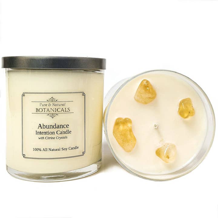 Abundance Intention Soy Candle for wholesale by Art of the Root