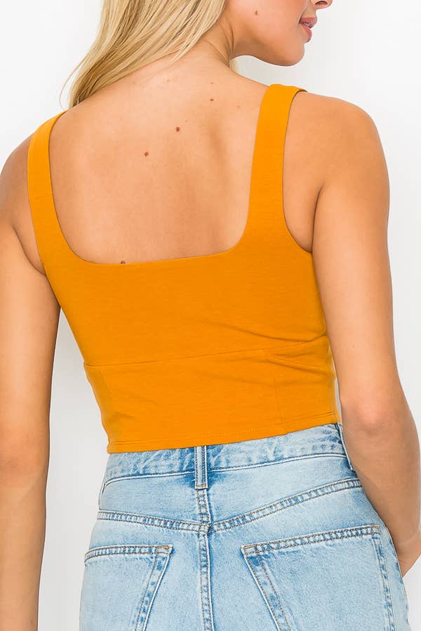 ANWND - Wholesale Gebreide top - Dames - CROP TOP MET OVERHEMD AAN DE VOORKANT UIT 16394
