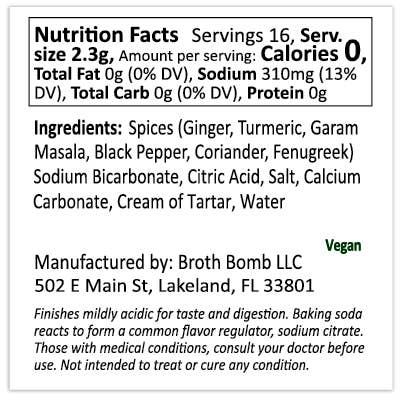 Broth Bomb – wholesale Torkad kryddblandning – Buljong Bomb™ - Curry Up - Krydda3