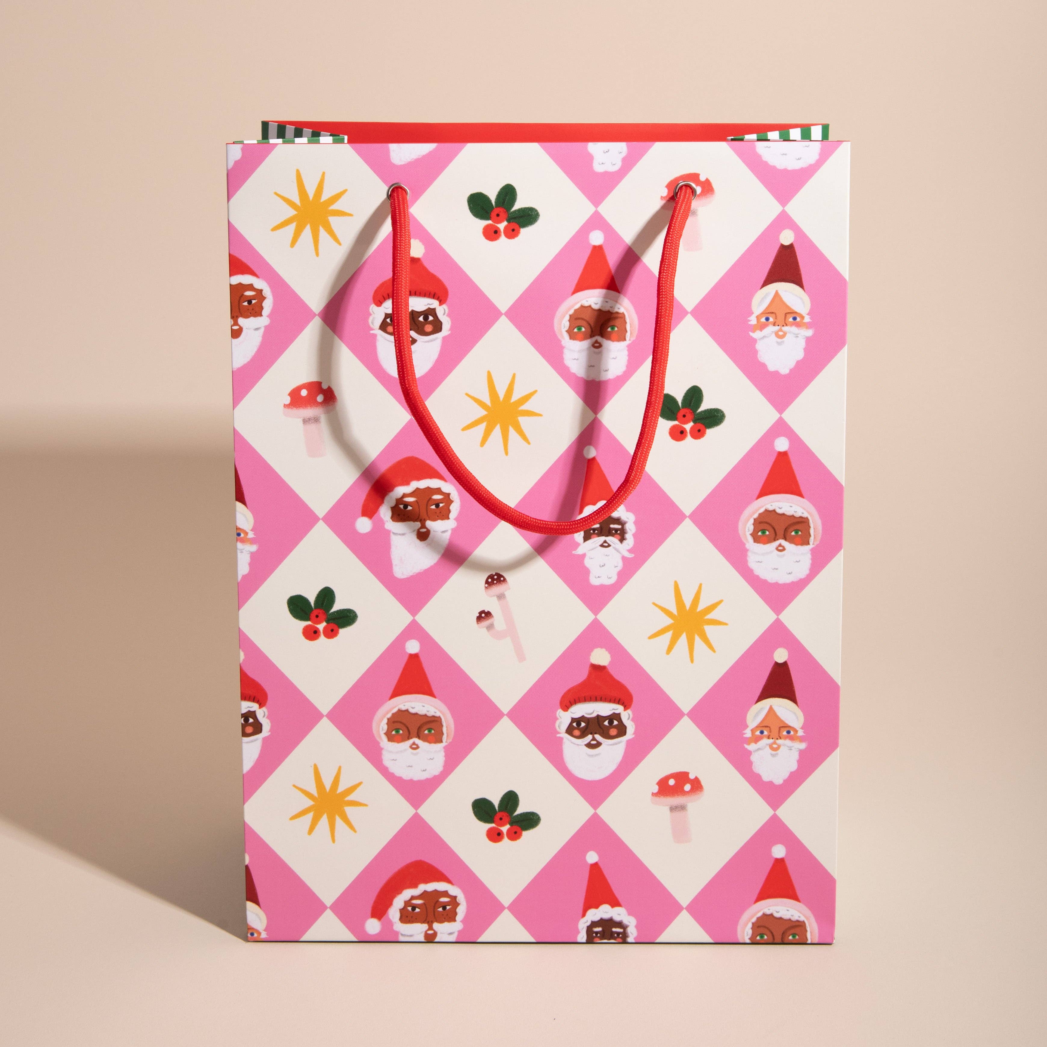 Carolyn Suzuki - Vente Pochette cadeau - TOUS LES PÈRES NOËL - Sac Cadeau