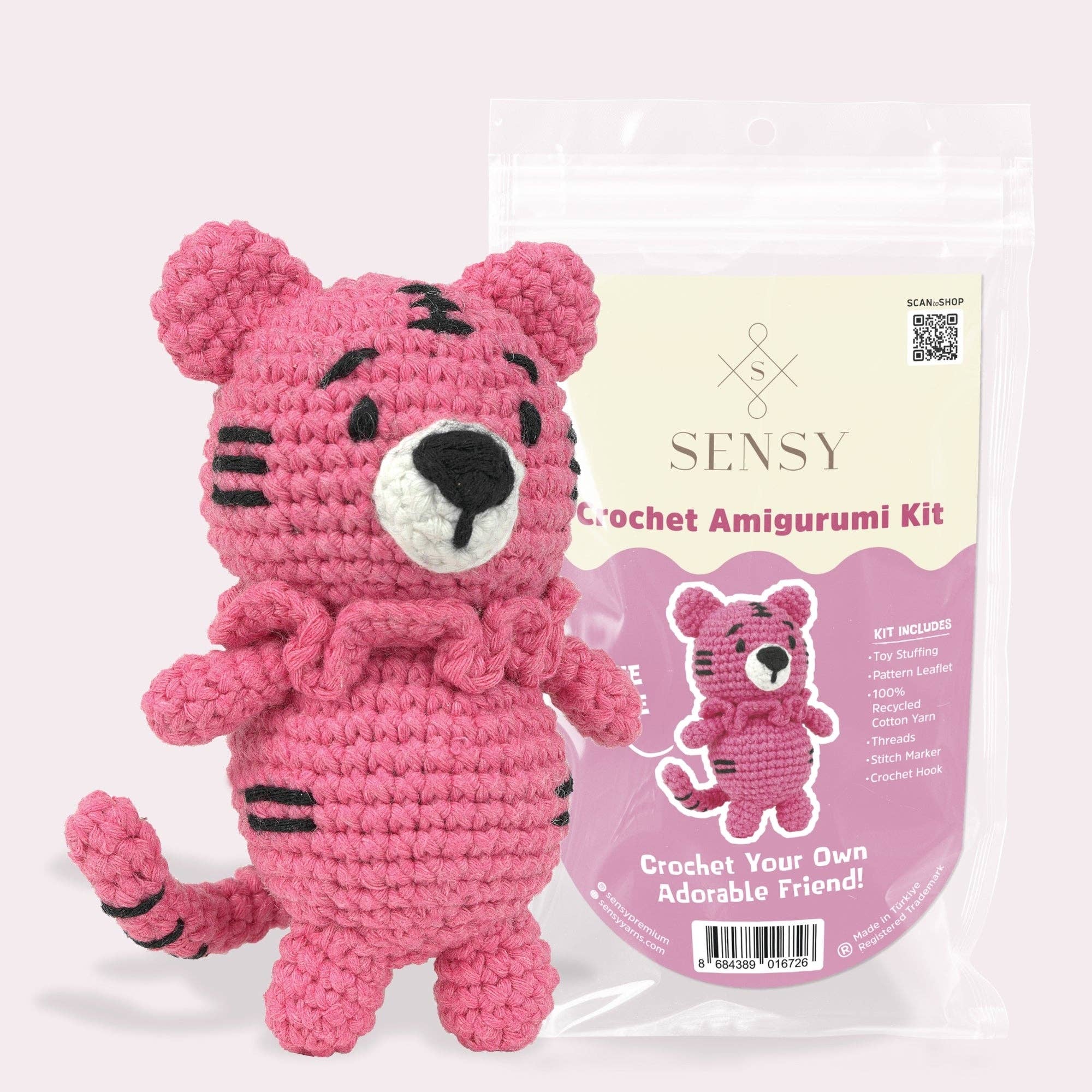 Sensy – Engroshandel Strikke-/hækleartikler – Sensy Hæklet Amigurumi Sæt10