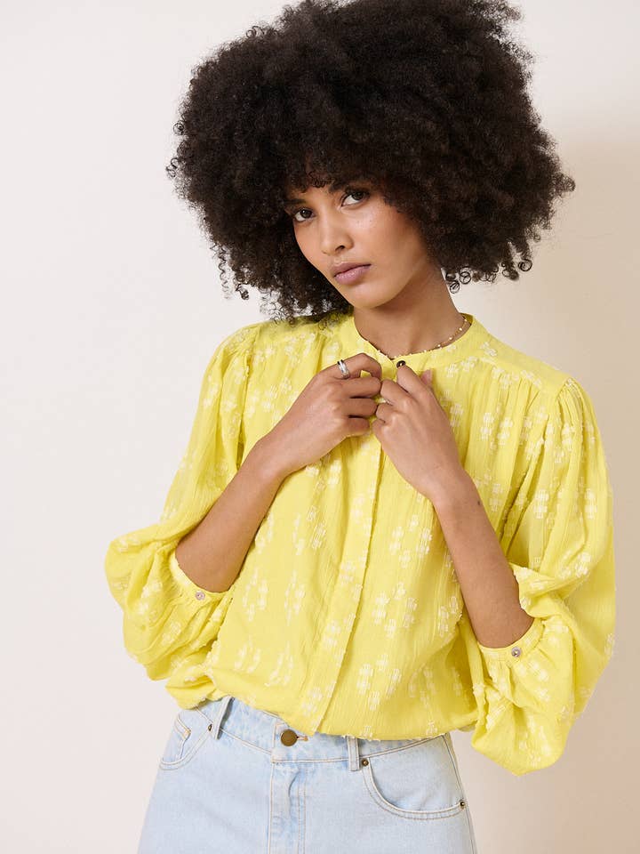 Garance Paris - Vendita all'ingrosso Camicetta - Donna - Blusa in pizzo sangallo - KETTY