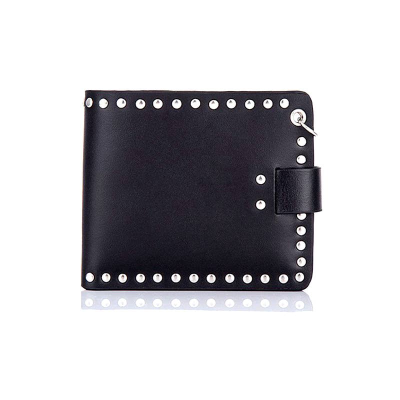 Tourtiwi – wholesale Wallet - Men’s – Punk Skull Men's Anti-theft Wallet with Chain1