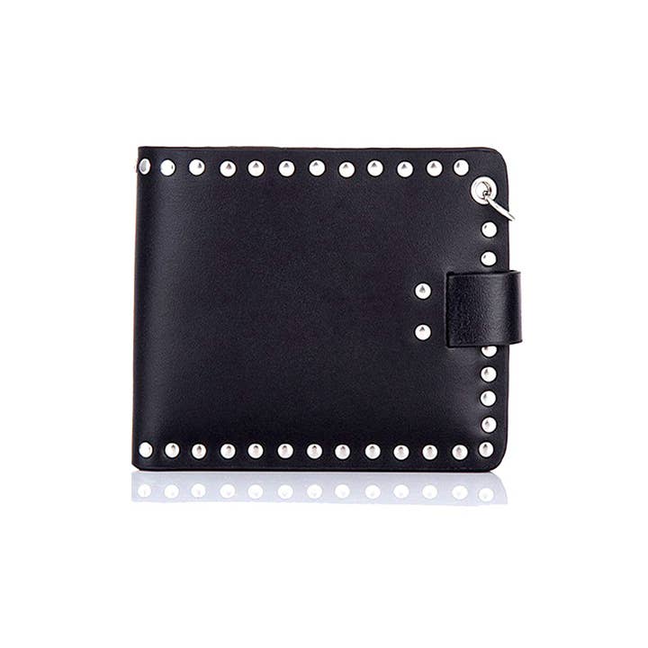 Tourtiwi – wholesale Wallet - Men’s – Punk Skull Men's Anti-theft Wallet with Chain1