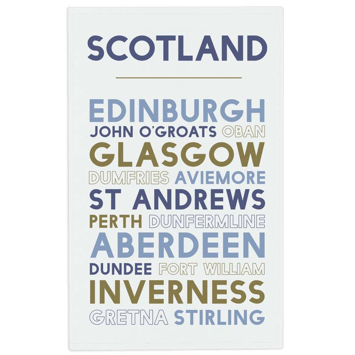 Scotland Tea Towel for wholesale by Ingletop