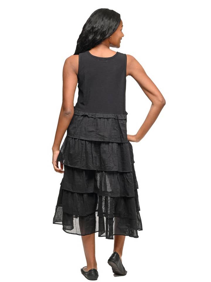 Tulip Clothing - Wholesale Dress - Women's - CS110 Rio Dress in Black*