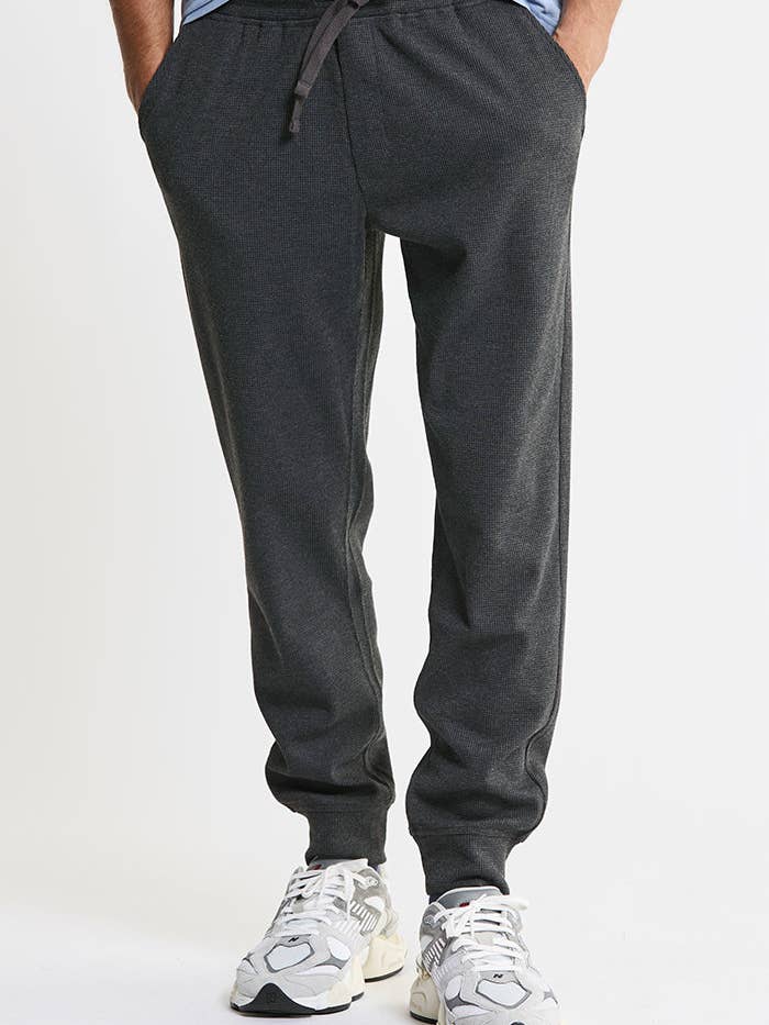 Brushed Waffle Jogger Pants for wholesale by JACHS NY