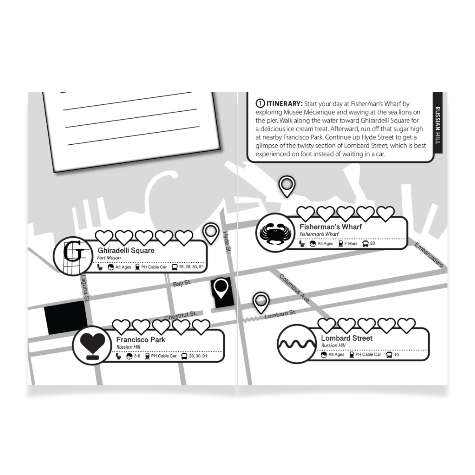 City Parks Passports - Wholesale Book - Kids - San Francisco Playcation Passport3