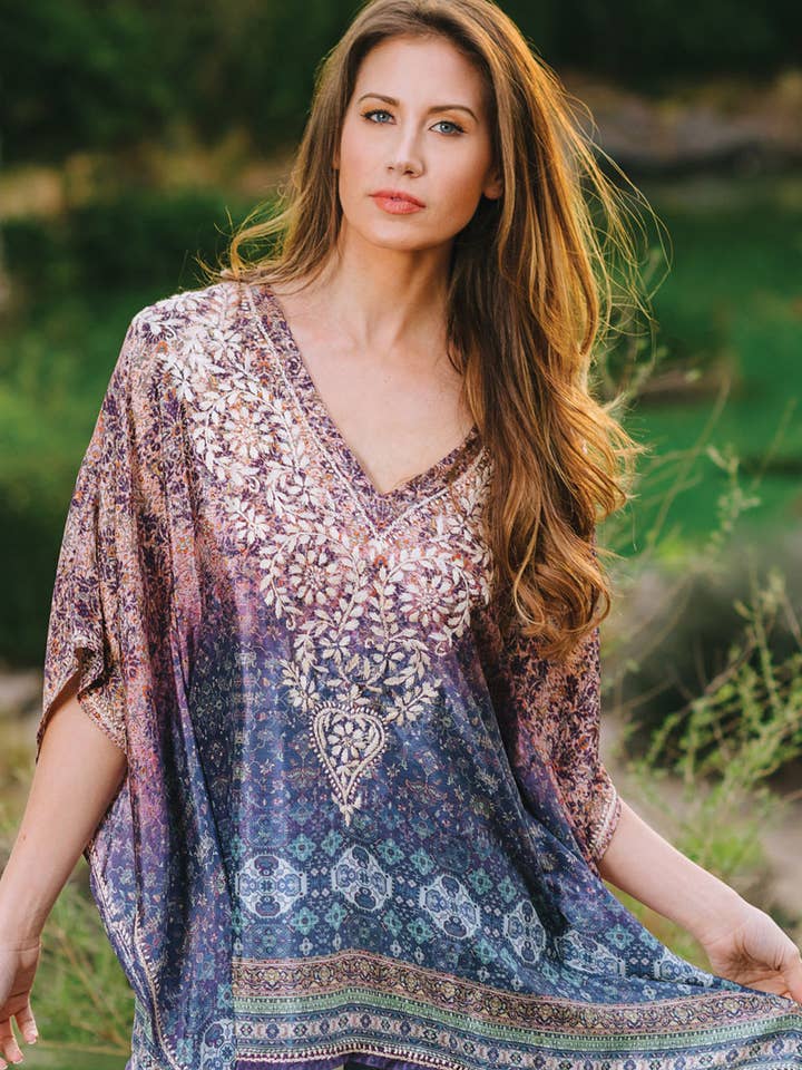 Demira Hand Embroidered Tops for wholesale by Sevya Handmade