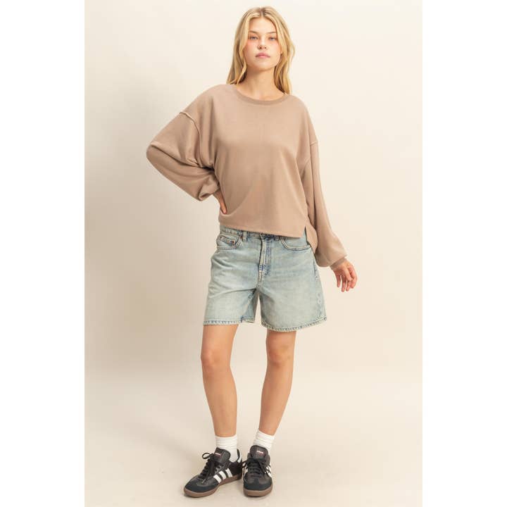 HYFVE - Wholesale Sweatshirt – Women's - Round Neck Casual Long Sleeve Knit Top11