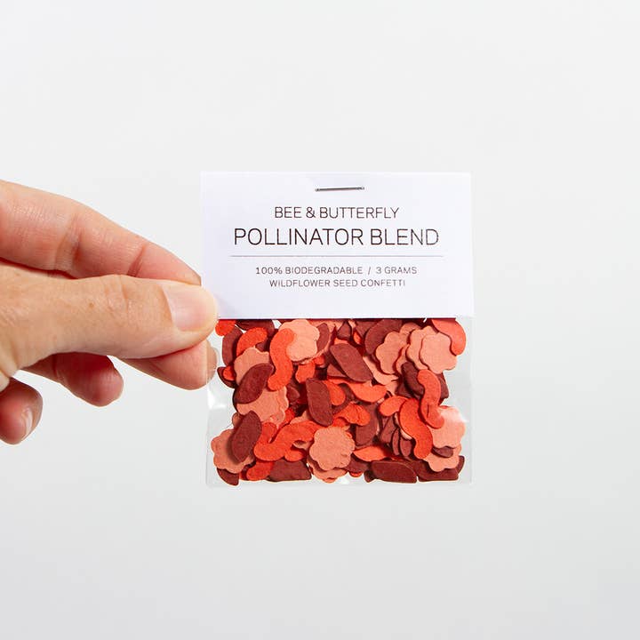 Studio 82° - Wholesale Confetti - Die Cut Wildflower Seed Confetti - Red6