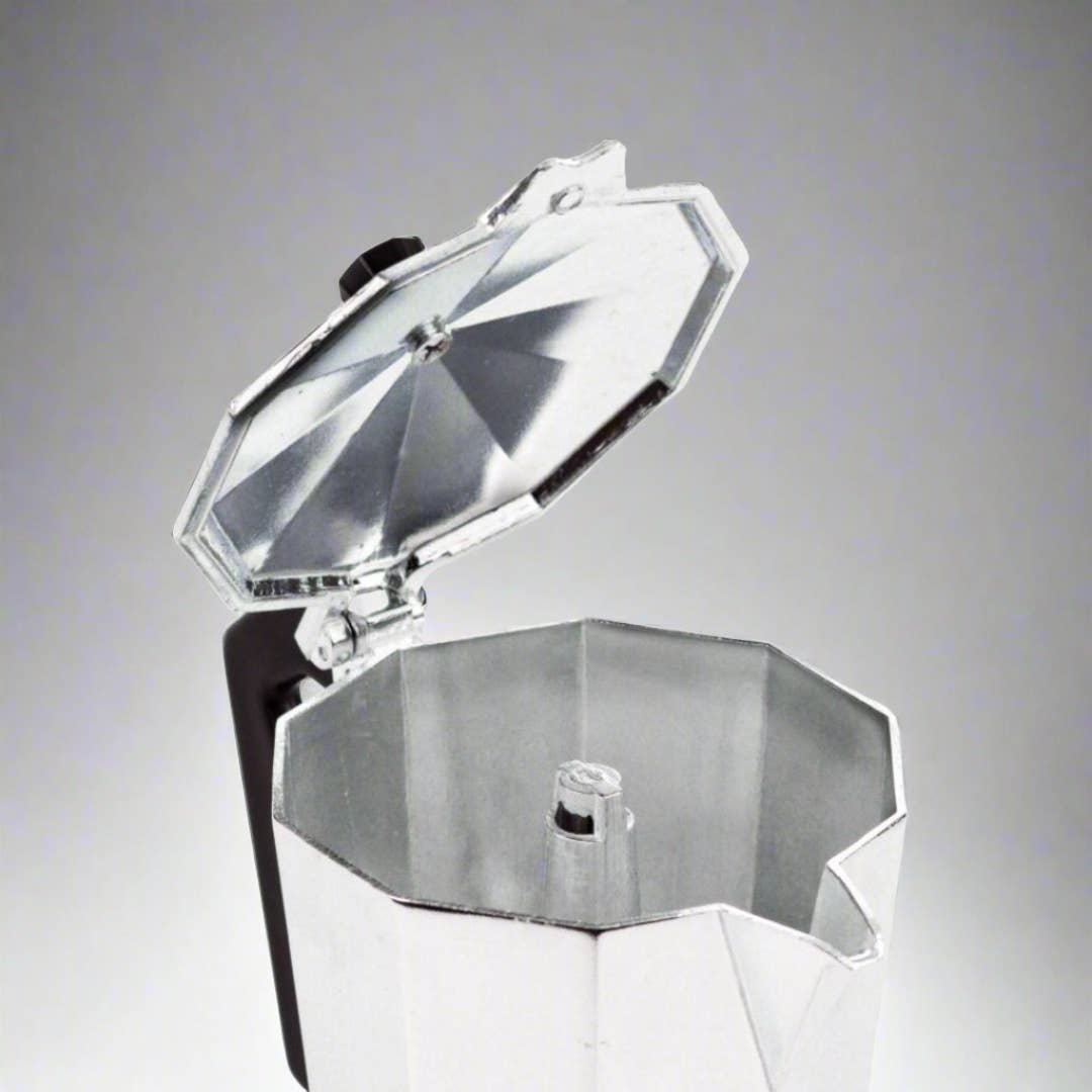 Lexi Home - Wholesale Espresso Maker - Brewmaster's Delight 6-Shot Aluminum Stovetop Espresso Maker2