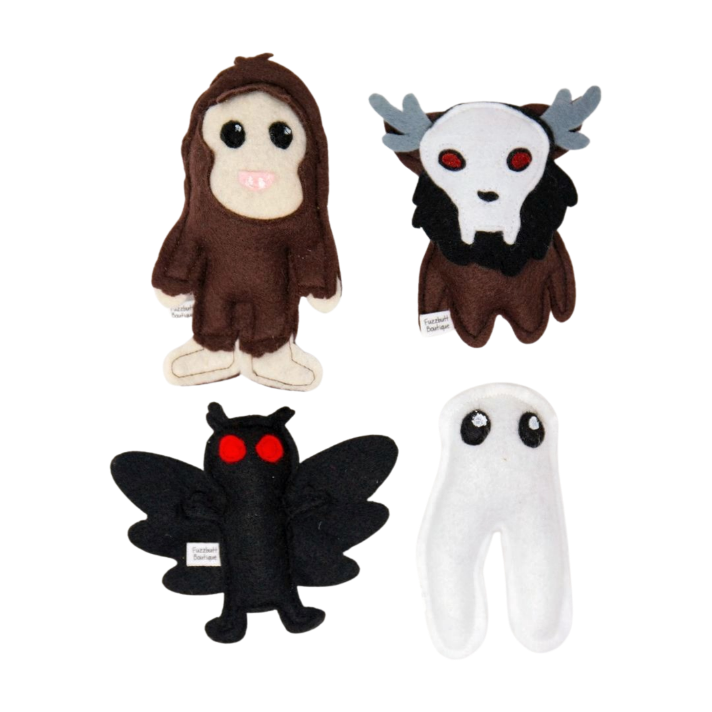 Fuzzbutt Boutique LLC - Wholesale Pet Toy - Cat - Mothman -Felt Catnip Toy1