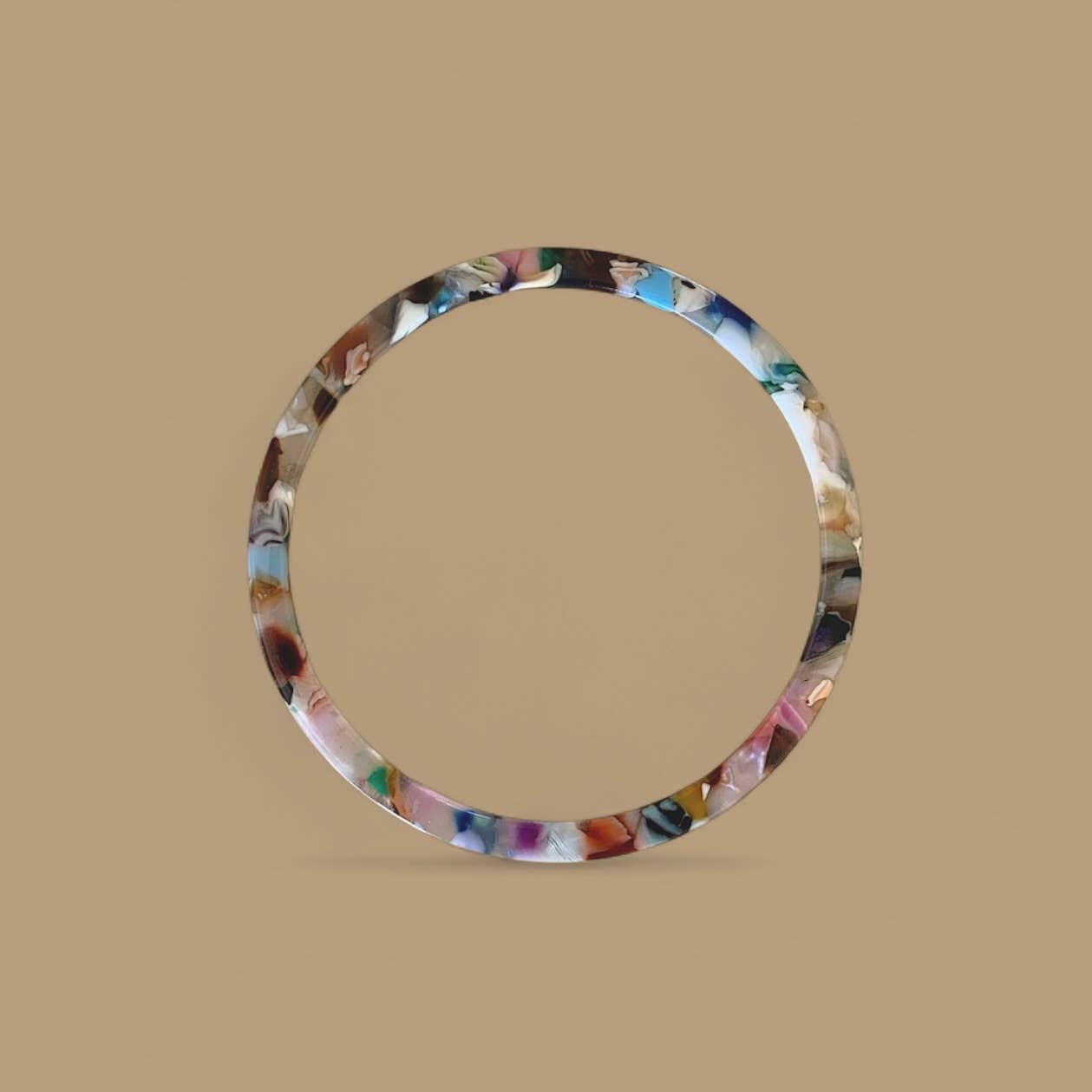 agathe & cocö - Wholesale Bangle Bracelet - Multi fine tie-dye bangle - Cellulose acetate