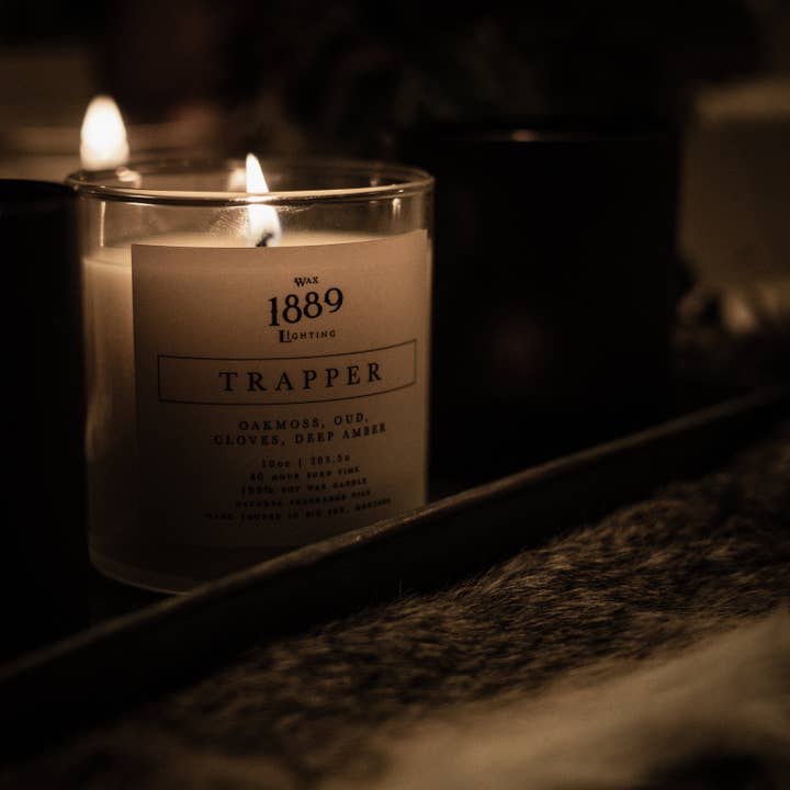 1889 Wax Lighting – wholesale Burkljus – 10oz Trapper Candle - Ingen låda