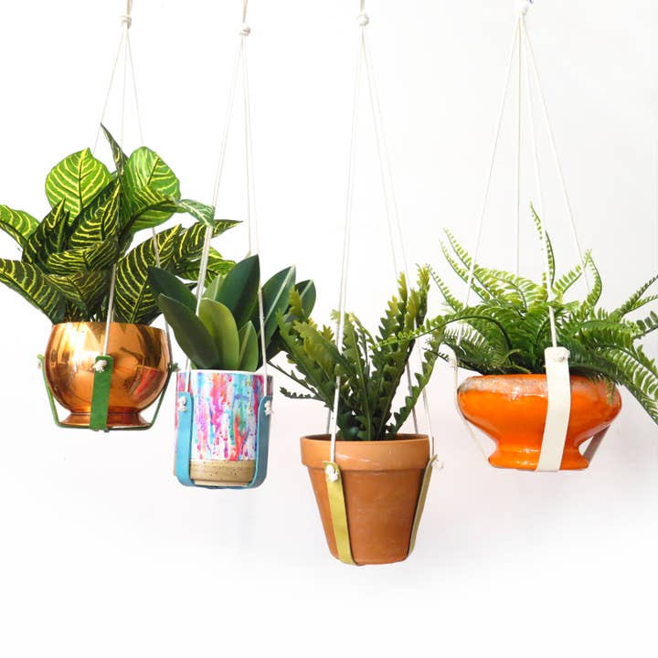 Leather Plant Hanger for wholesale by CRAVEbyCRV
