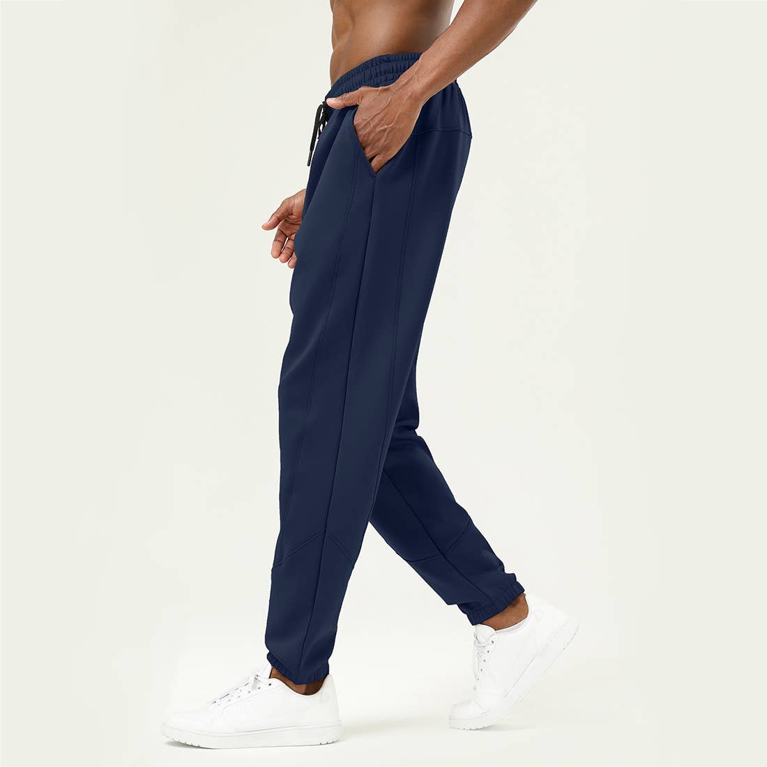 Sodalemon - Wholesale Athletic Sweatpants/Joggers - Men's - Man Winter Loose Pockets Cycling Running Sport Sweatpants7