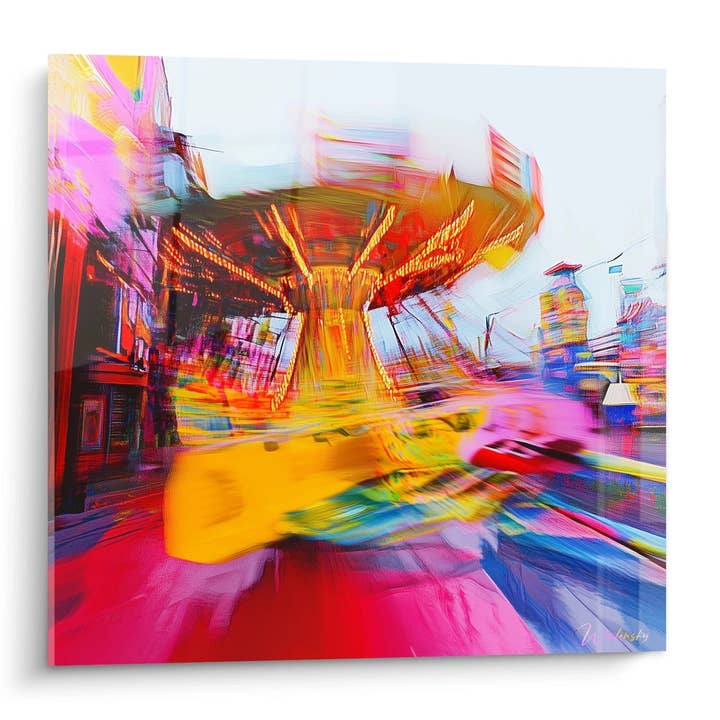 Urban Carousel Tabel - street art-udgave for engroshandel hos Walensky