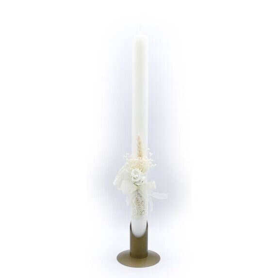 cereria pinsart - Wholesale Cake Candle - Christening candle Lace (40 X 3 cm)0