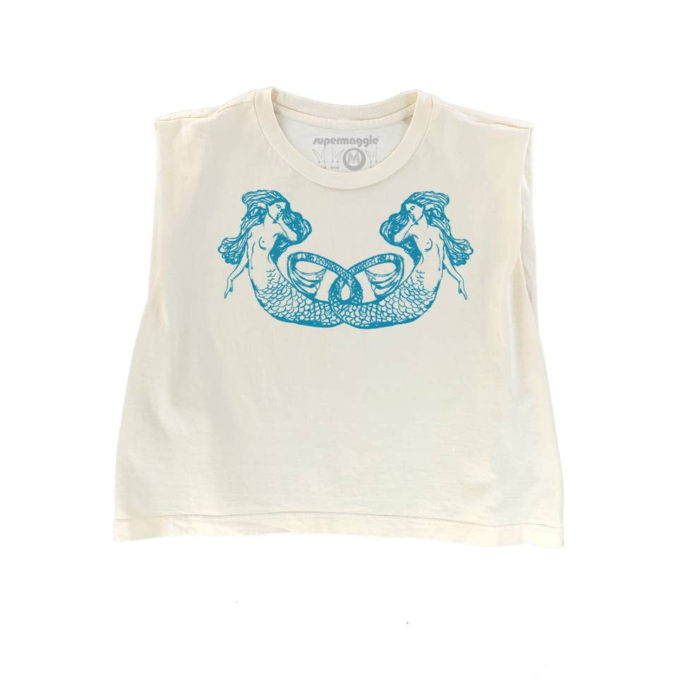 Mermaids Maisie Heavyweight Muscle Tee for wholesale by Supermaggie @ Faire
