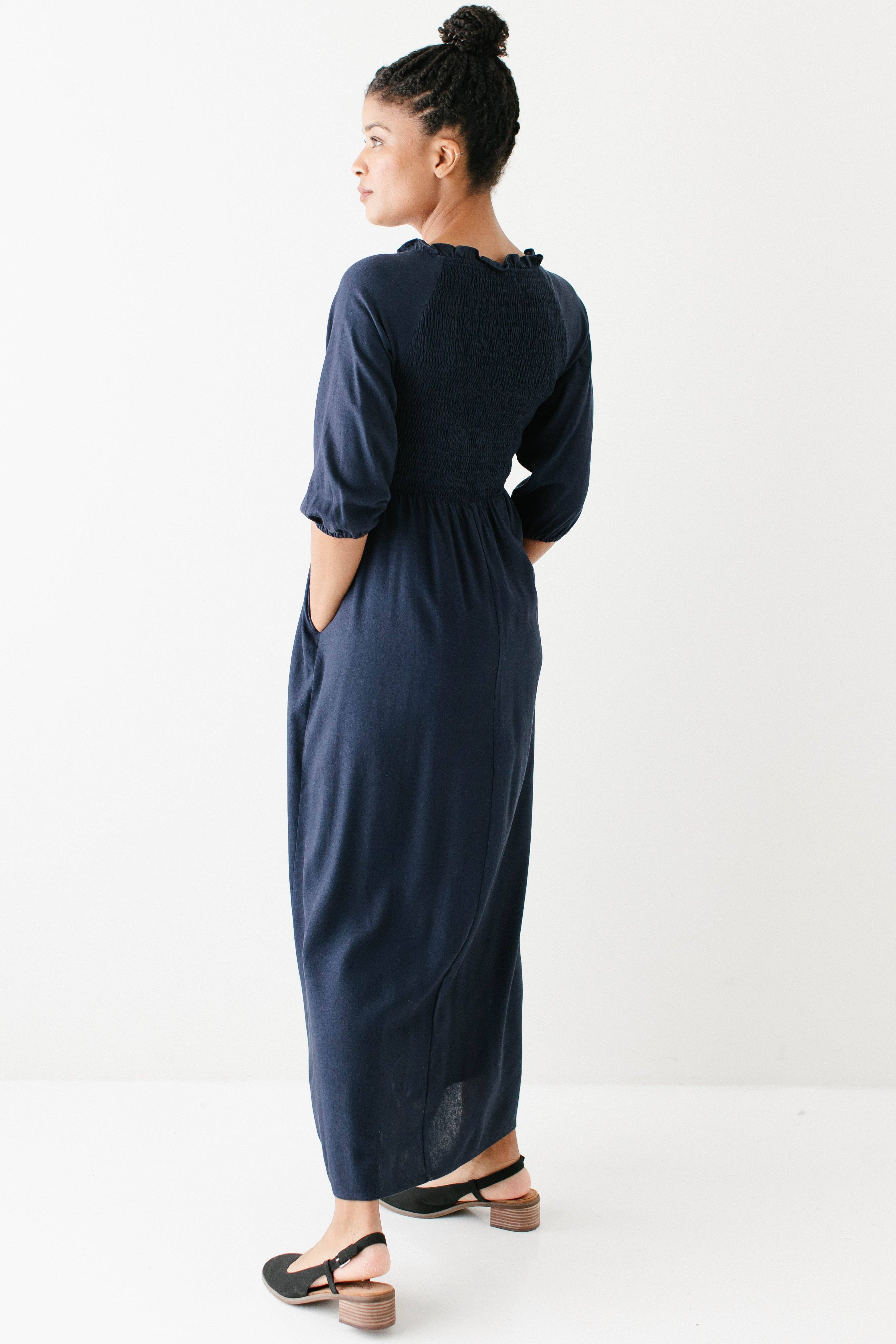 The Main Street Exchange - Wholesale Dress - Women's - 'Kenzi' Ruffle Detail Maxi Dress10