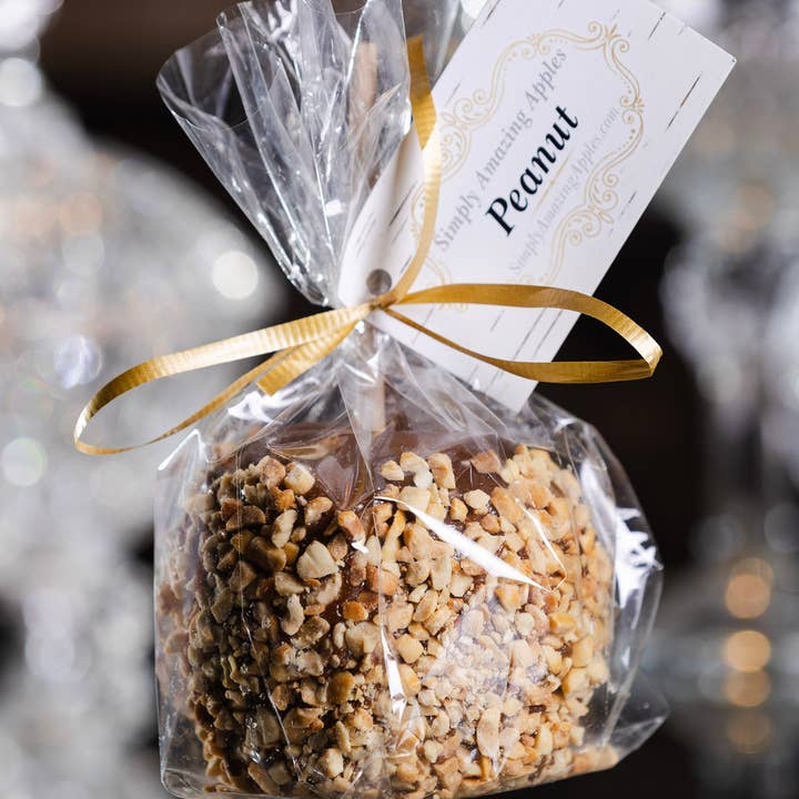 Simply Amazing Apples - Wholesale Caramel - Old Fashioned Peanut Caramel Apple2