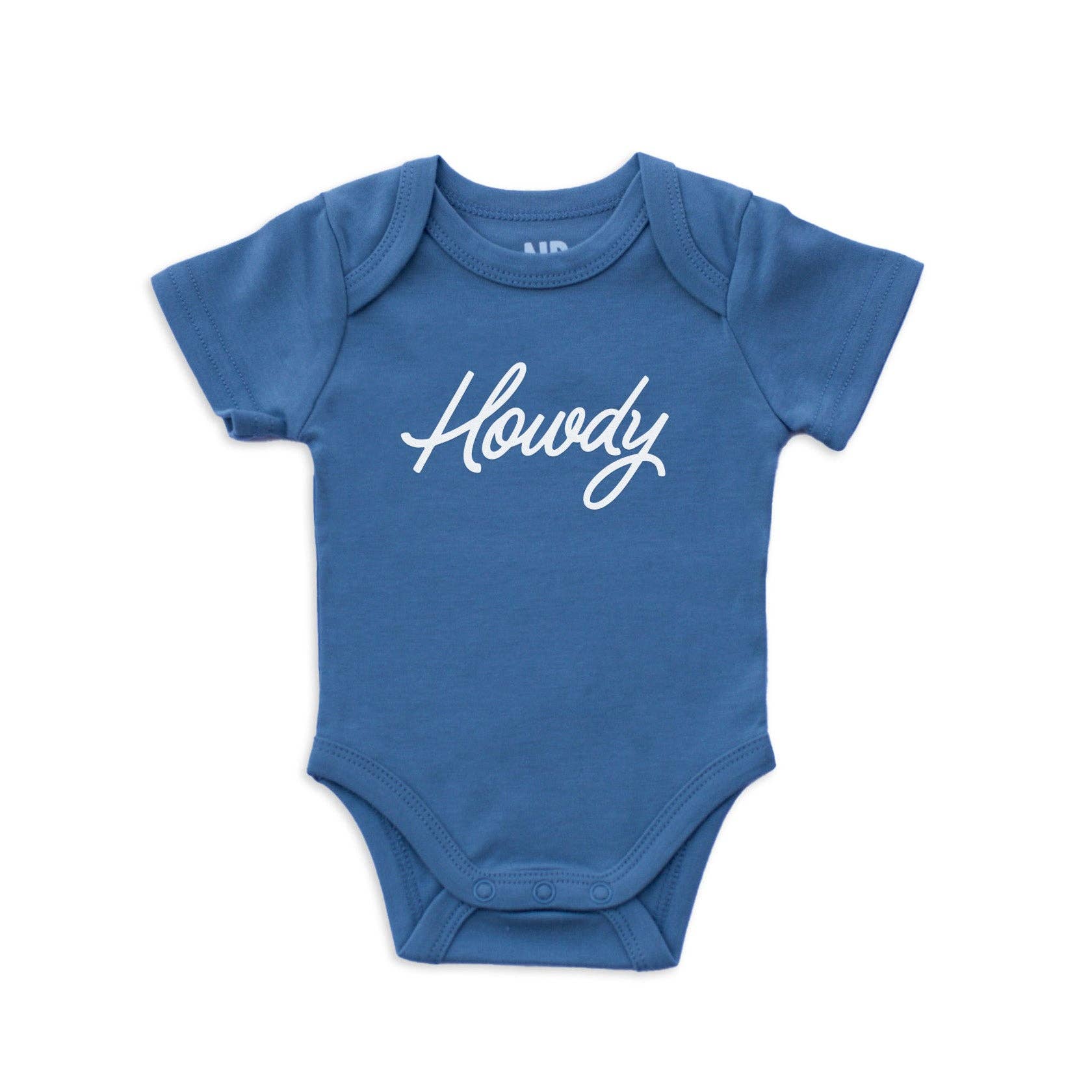 Frankie Jean - Wholesale Bodysuit (Non-Footed) - Baby - Howdy Cursive Onesie5