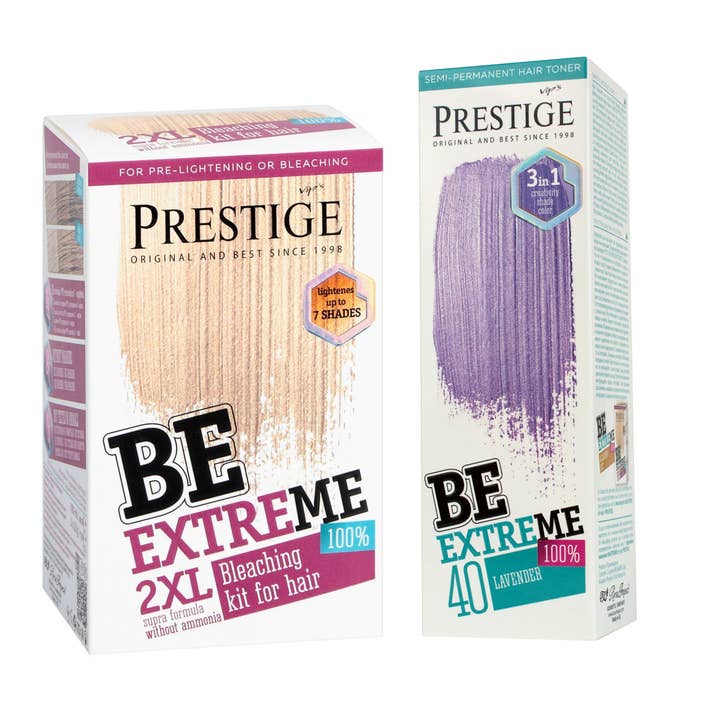 Mister33 Womencare - Vente Coloration pour cheveux - Tonique capillaire semi-permanent à la lavande BeExtreme1