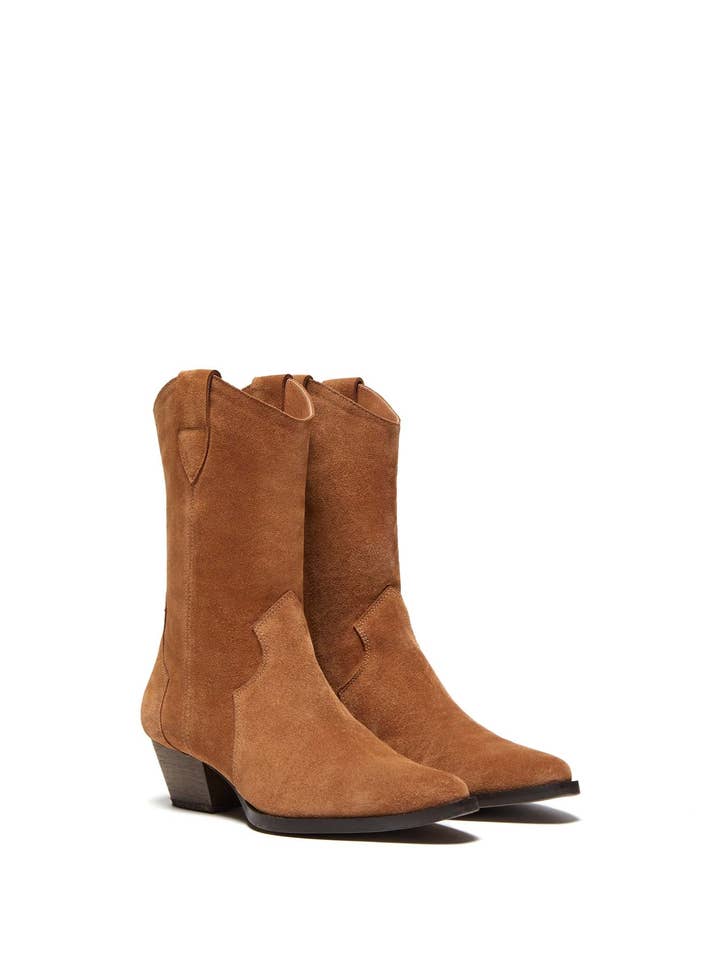 Sofia Godinho - Wholesale Booties - Women's - Kika Camel Boots