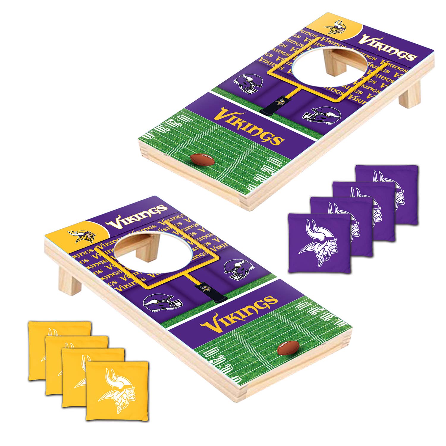 Masterpieces Puzzles - Wholesale Board Game - Minnesota Vikings - NFL Tabletop Cornhole1