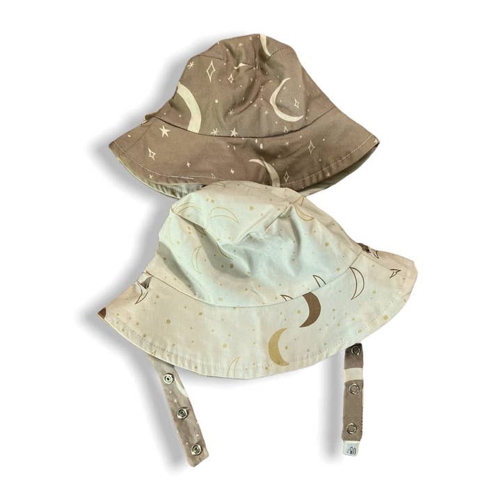 Bucket hat in Magnificent Moons for wholesale by Urban Baby Bonnets