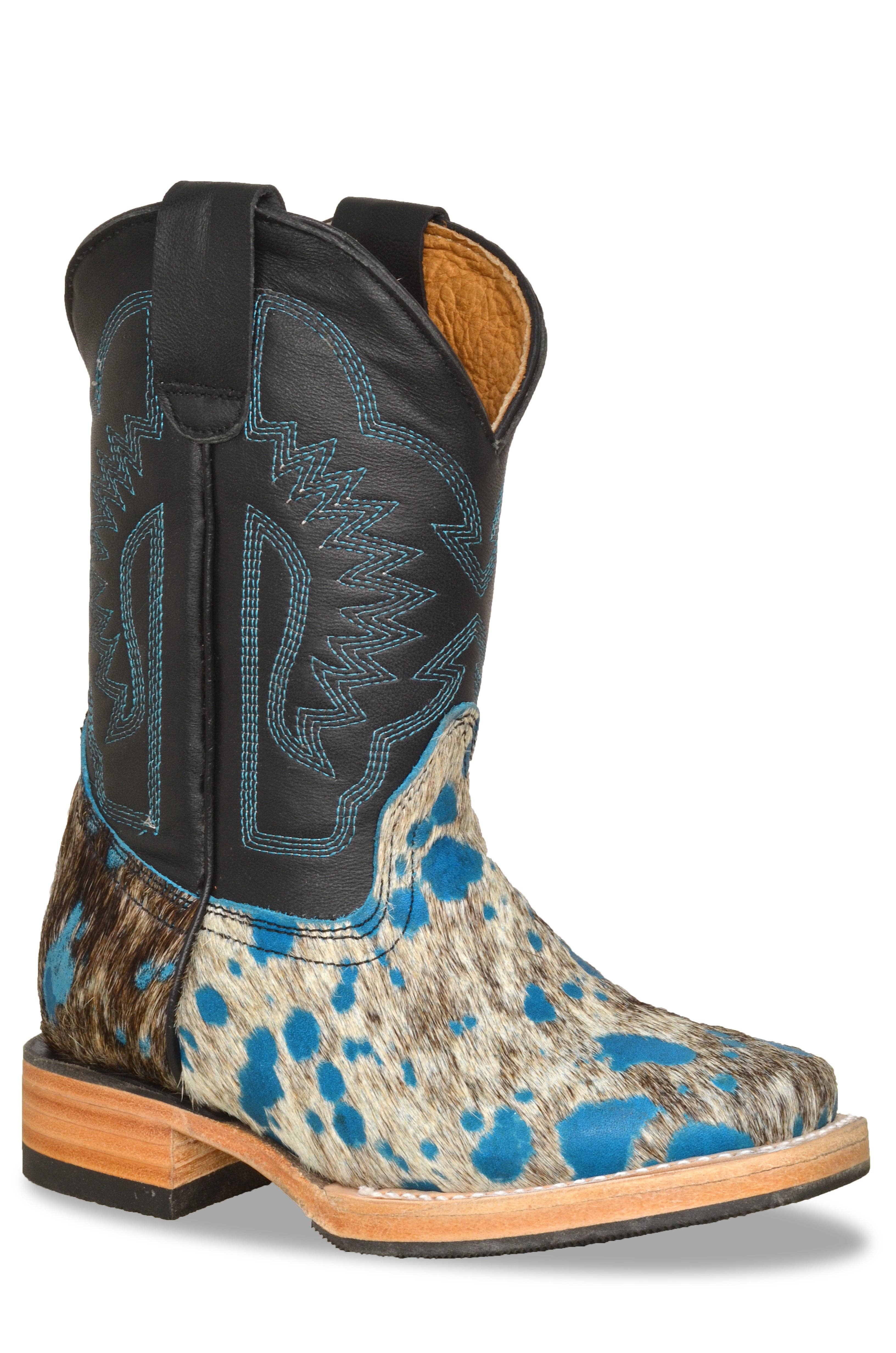 3501 TURQUOISE KIDS WIDE SQUARE BOOT for wholesale on Faire1