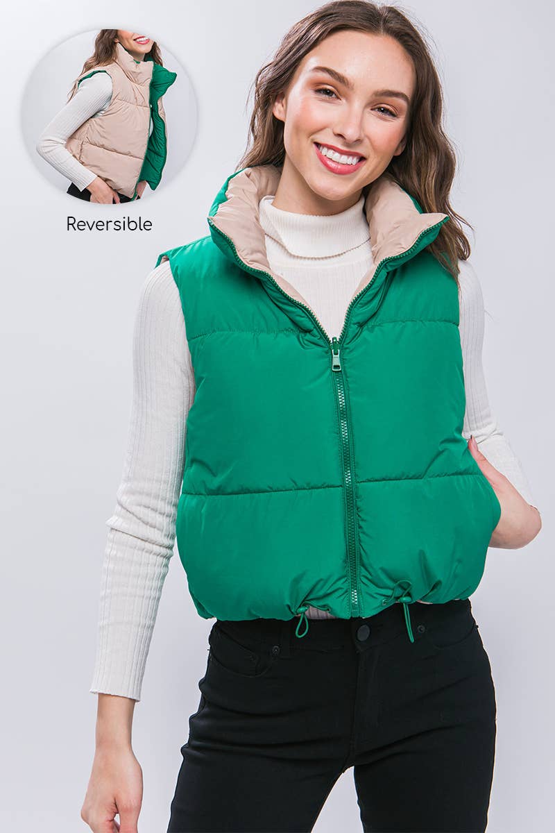 42POPS – Großhandel Oberbekleidungsweste – Damen – .Pufferweste mit Taschen0