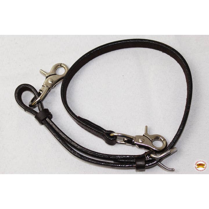 Tan 28" Western Horse Roping Tie Down Strap Snap Dark Brown for wholesale on Faire