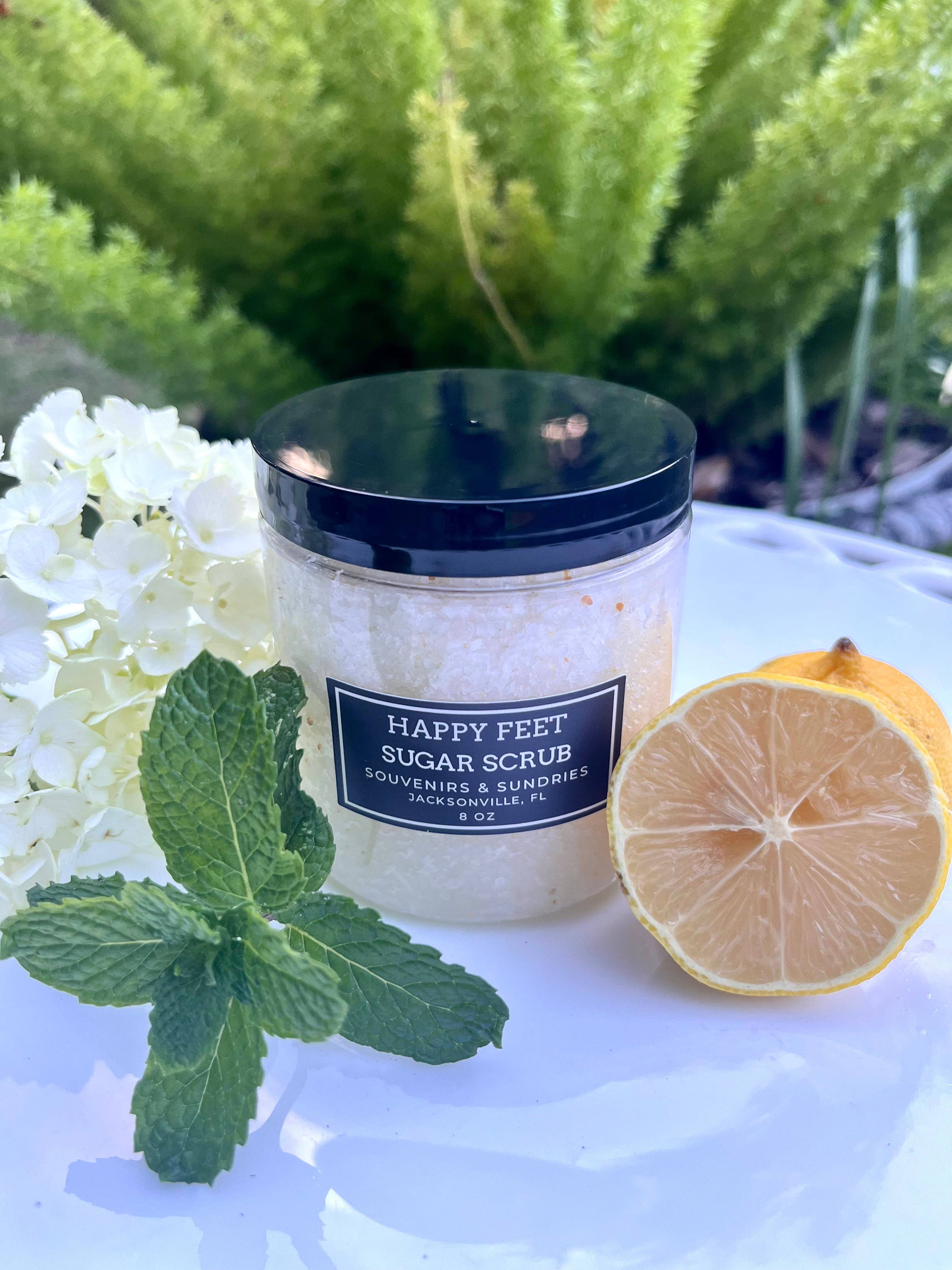 Souvenirs & Sundries - Wholesale Foot Scrub/Polish - Happy Feet Sugar Scrub1