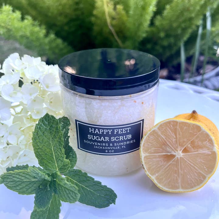 Souvenirs & Sundries - Wholesale Foot Scrub/Polish - Happy Feet Sugar Scrub1