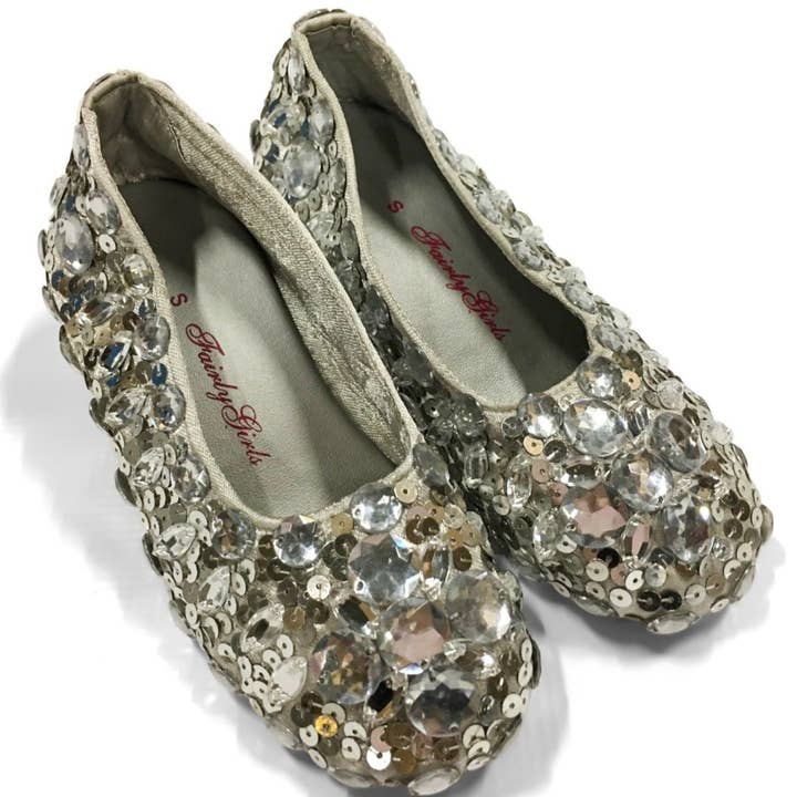 Lets dress up - Wholesale Dress Shoes - Kids - Cinderella Glass Slippers with Heels