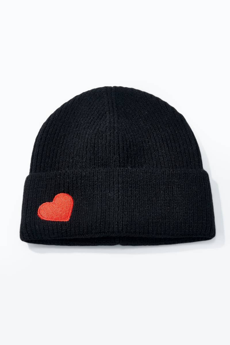 BYREN | ÉLINE L'ATELIER – wholesale Mössa - Dam – Enfärgad mössa med matchande hjärta MJ220SD3