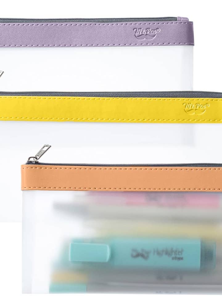 Mr. Pen Clear Pencil Pouch: Stylish & Practical Storage for wholesale by Mr. Pen