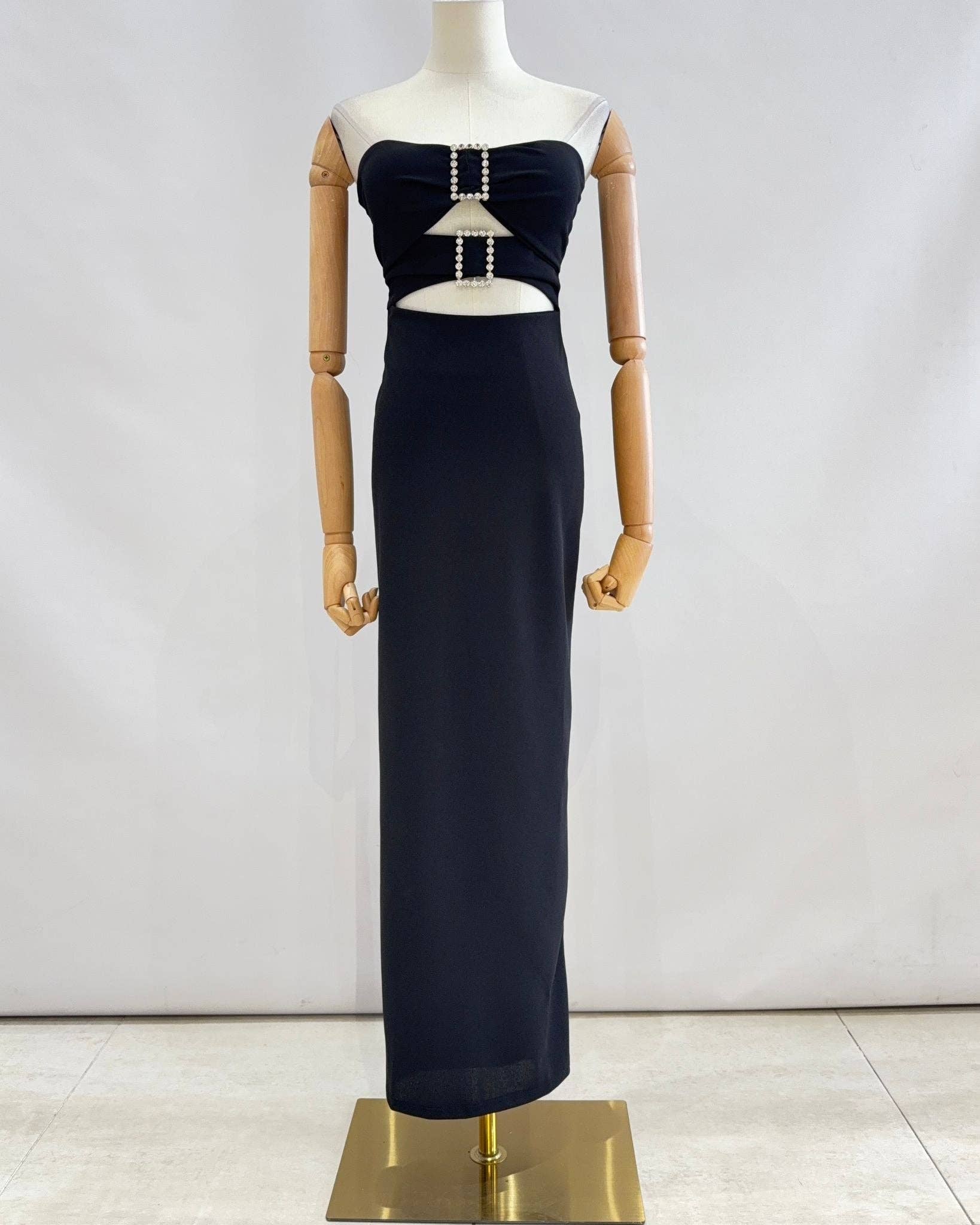 Invitadissimas - Wholesale Gown - Women's - Long dress buckles 431855