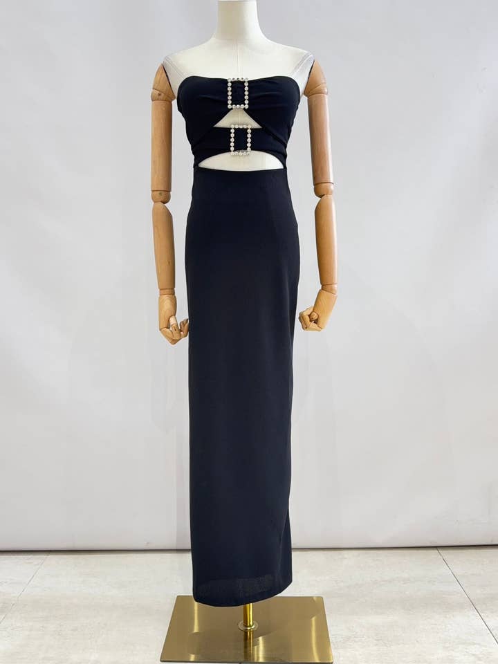 Invitadissimas - Wholesale Gown - Women's - Long dress buckles 431855