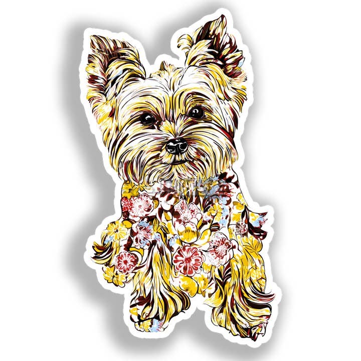 Yorkshire Terrier Dog Decal Sticker # A017144 for wholesale by Yoonek Graphics