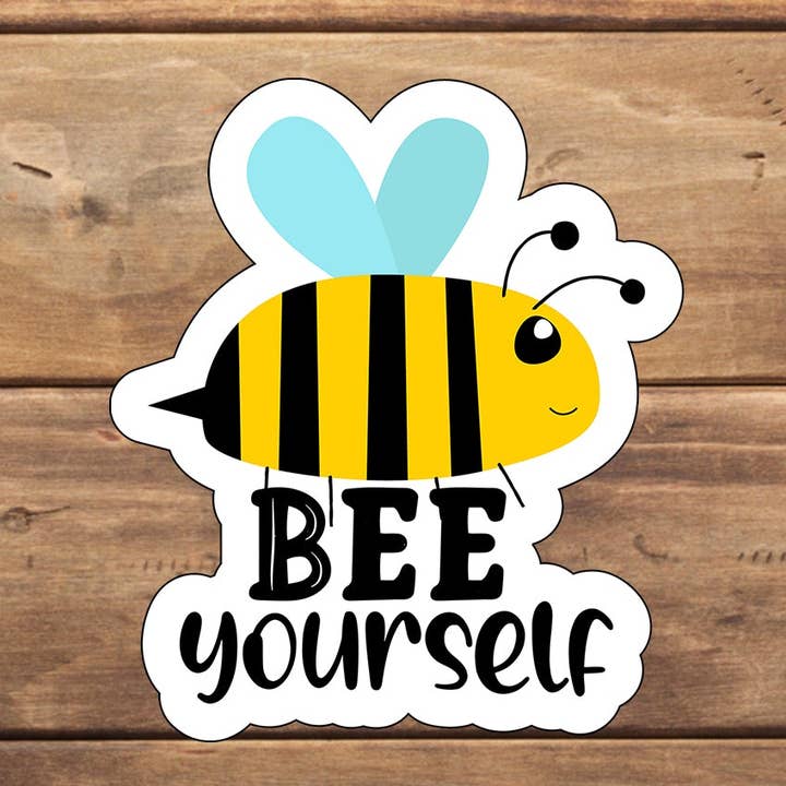 Autocollant Abeille PNG 6 pour la vente par C3DAR Design